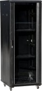 Alantec Ss-24U-600-600-01-C 24U Frittstående Hylle 300 Kg Svart Glass Ip20 Alantec Ss-24U-600-600-01-C 24U Frittstående Hylle 300 Kg Svart Glass Ip20