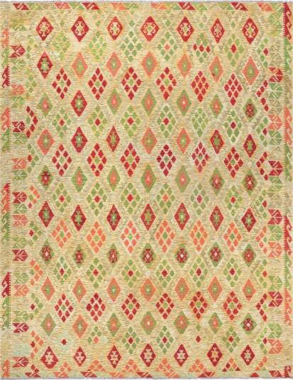 Orientalsk Teppe Vegi Kelim Hand Woven 305 x 392 cm Størrelse: 305 x 392 cm