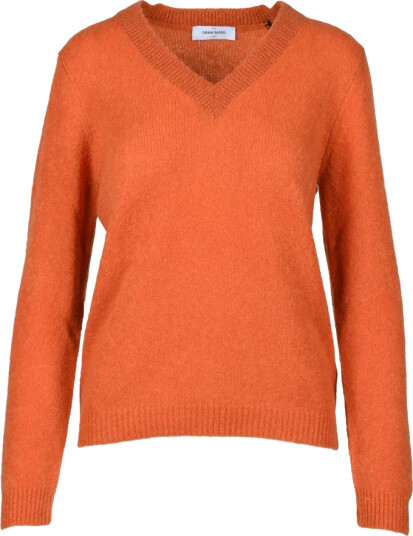Gran Sasso Dame Strikkevarer Oransje M,