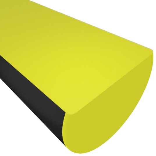vidaXL Hjørnebeskytter gul og svart 4x3x100 cm PU vidaXL Hjørnebeskytter gul og svart 4x3x100 cm PU