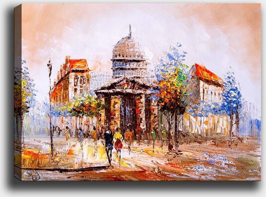Dekorativ Canvasbilde 50x70 cm Flerfarget