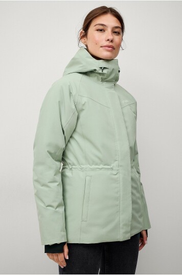 Áhkká Skijakke Outdoor Jacket Padded Grønn Áhkká Skijakke Outdoor Jacket Padded Grønn