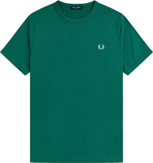 Fred Perry Ringer T Shirt Green L Fred Perry Ringer T Shirt Green L