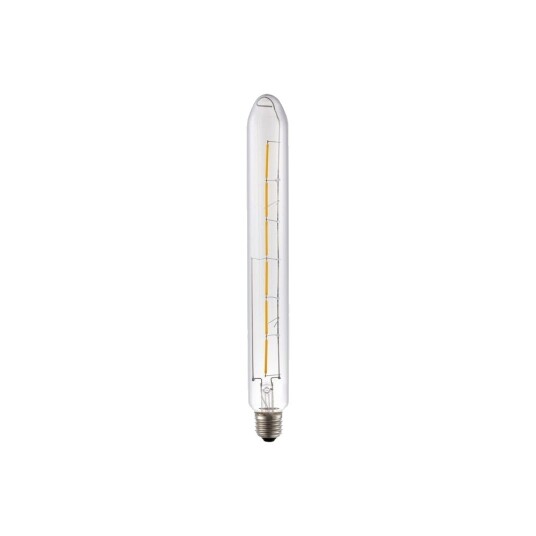 Spl E27 5W dimbar LED filamentpære   Colorenta 31,5cm 2500K klart glass 500lm   Dimbar : Dimbar Kulør : Ekstra varm
