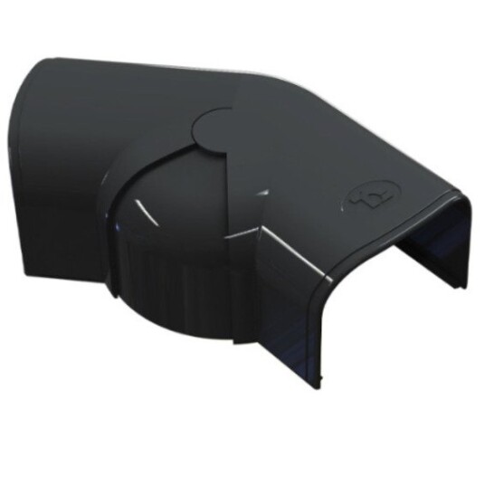 GrøntKlima AS Optima T Flatbend Dreibart CPS75 75 X 56mm Sort
