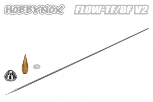Hobbynox 002-22C FLOW-TF/BF V2 Needle & Nozzle Set 0.8mm