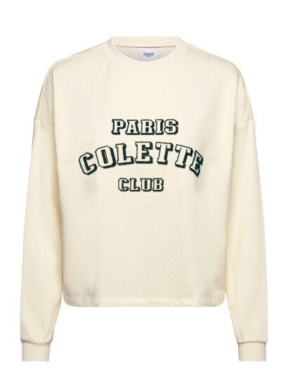 Saint Tropez Idamayesz Sweatshirt Cream XS