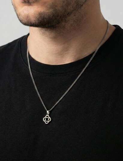 Steel & Barnett Clover Necklace Silver ONE SIZE 60 70 cm
