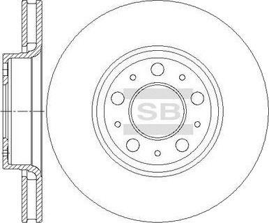 Hi Q SD4674 Bremseskive