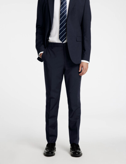 Selected Slhslim-Theo Trs Flex Noos - Navy - 56