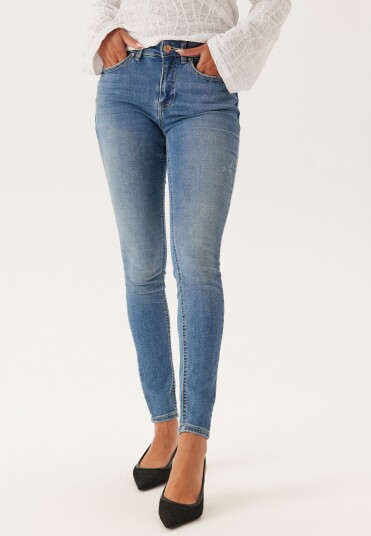 Vero Moda Jeans vmFlash MR Skinny Jeans LI347 Blå