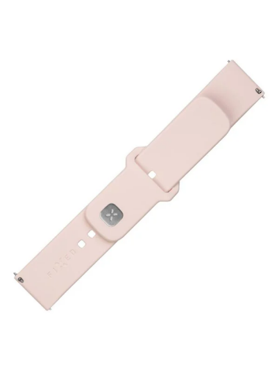 FIXED Silicone Strap Smartwatch Universal 22 mm Pink