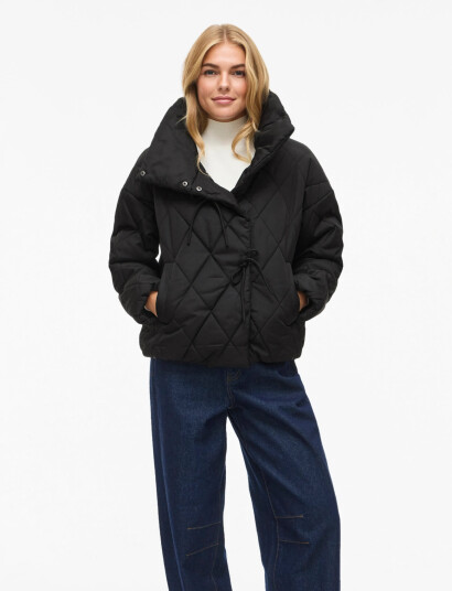 Vila Vibumble L/S Puffer Jacket/1 Black 34 Vila Vibumble L/S Puffer Jacket/1 Black 34
