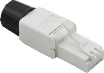 Roline 21.17.0324 Rj 45 Hvit Hankjønn Rett Cat6a U/Utp Utp
