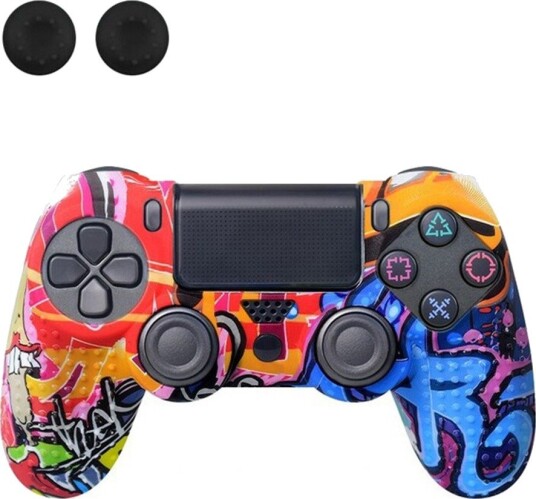 Silikondeksel til PlayStation 4 Pro Slim Blå R