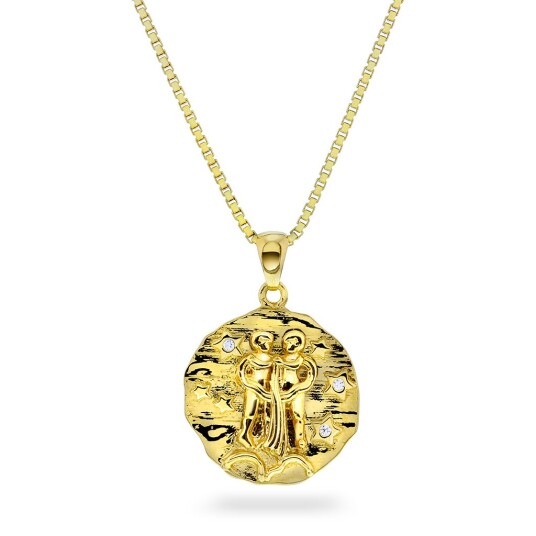 Pan Jewelry, Smykke i 925 forgylt sølv med zirkonia og Tvillingene