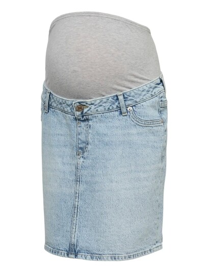 Vero Moda Maternity Vmmtessa Short Dnm Skirt Mix Ga Noos Blue S