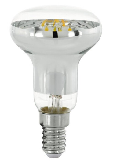 Eglo Led-Lyspære Form: R50 E14 4 W Ekvivalent 32 Klasse F Varmt Hvitt Lys 2700 K Gjennomsiktig Eglo Led-Lyspære Form: R50 E14 4 W Ekvivalent 32 Klasse F Varmt Hvitt Lys 2700 K Gjennomsiktig