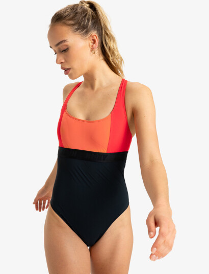 Roxy Roxy Active Colorblk One Piece - Multi/patterned - XS