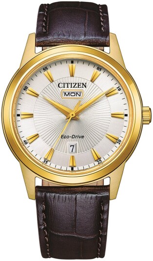 Citizen Herreklokke AW0102 13AE Classic Sølvfarget/Lær Ø40 mm Citizen Herreklokke AW0102 13AE Classic Sølvfarget/Lær Ø40 mm