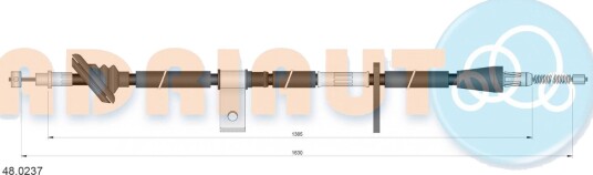 Bremsewire ADRIAUTO 48.0237
