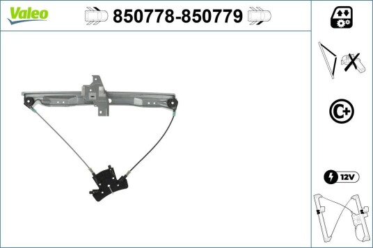 Vindusheis VALEO 850779
