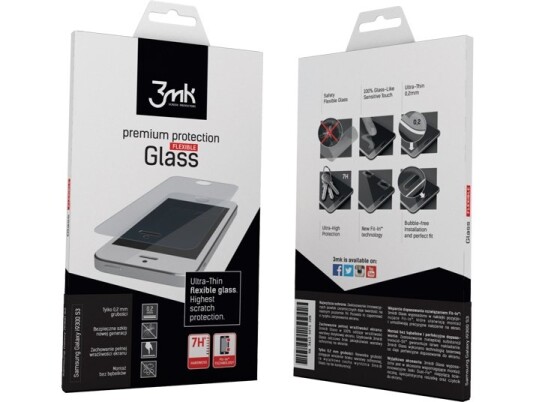 3Mk FlexibleGlass Hybrid Skjermbeskytter til iPhone SE med Antibakterielt Belegg