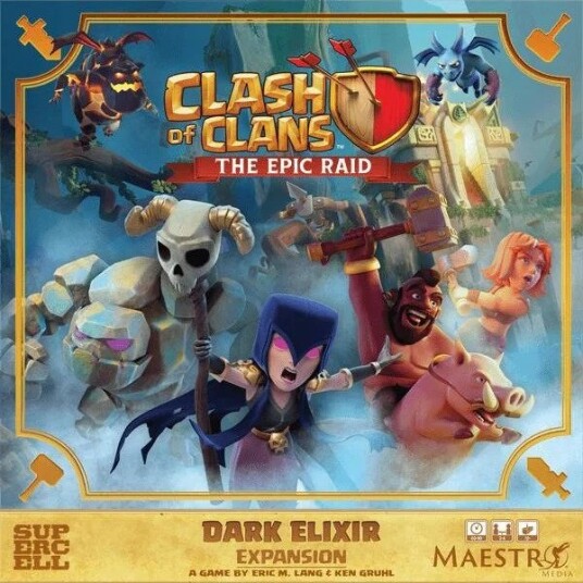 Clash of Clans The Epic Raid Dark Elixir Utvidelse Engelsk Clash of Clans The Epic Raid Dark Elixir Utvidelse Engelsk