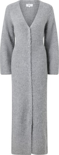 Gina Tricot Kardigan Long knitted cardigan Grå