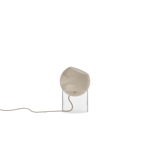 &Tradition Topan VP13 Bordlampe Topan Gulvlampe VP14 Klar Akryl/ Grå Beige