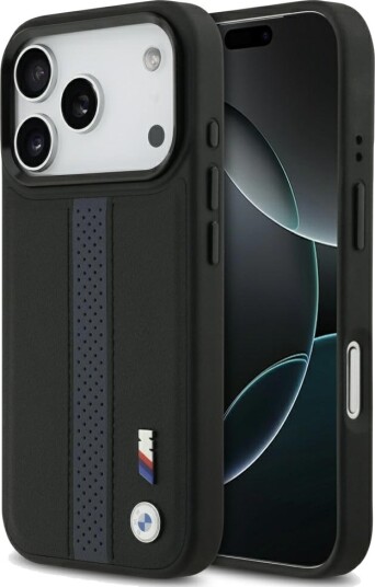 BMW M MagSafe Deksel med Stripe for iPhone 17 Pro - Blå