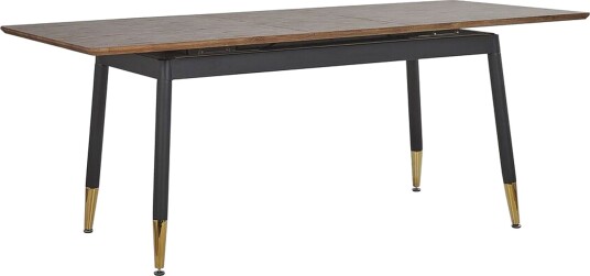 Galice Spisebord 200 cm - Naturlig / Svart / Gull