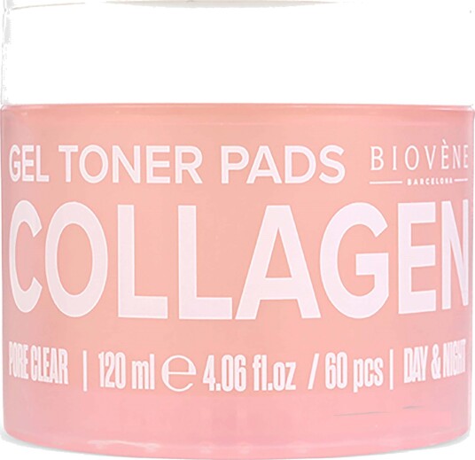 Biovène COLLAGEN Pore Clear Gel Toner Pads with Collagen 60 pads