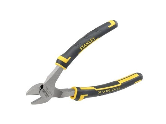 Stanley 0-89-860, Diagonal Tang, Kromstål, Sort, Gult, 175 Mm Stanley 0-89-860, Diagonal Tang, Kromstål, Sort, Gult, 175 Mm