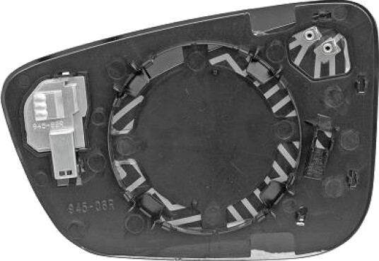 Speilglass ytterspeil DIEDERICHS 1226024 Speilglass ytterspeil DIEDERICHS 1226024