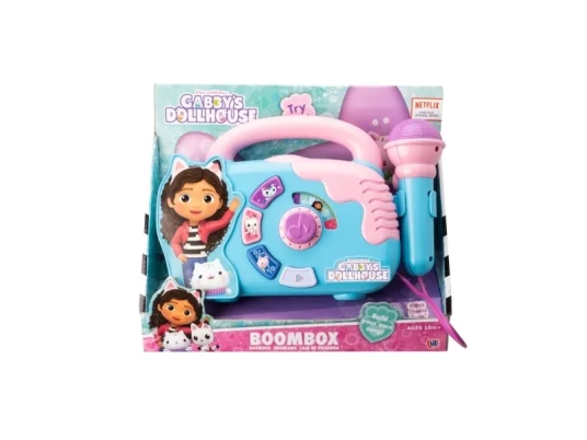Gabby's Dollhouse Boombox Med Mikrofon Lys Og Lyd