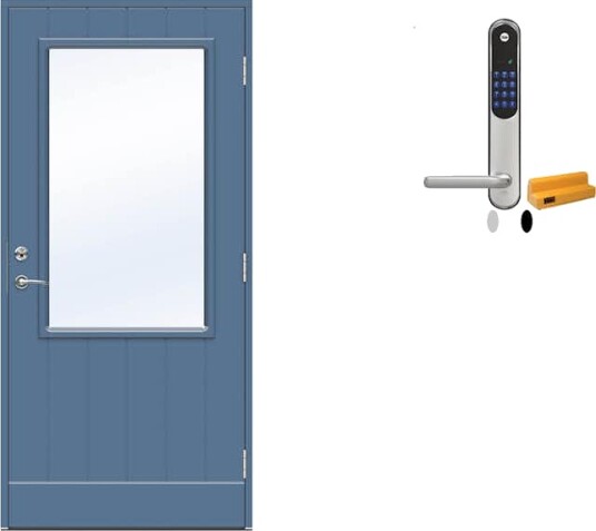Ytterdør Swedoor Advance-Line Vision Lyra med Yale Doorman Classic Home Ytterdør Swedoor Advance-Line Vision Lyra med Yale Doorman Classic Home