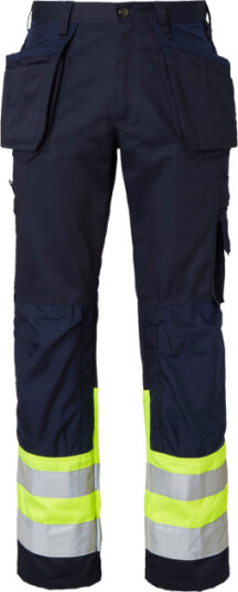 Top Swede Midjebyxa 2171 Klass 1 Marin/gul C150