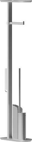 Cosmic Frittstående Toalettbørste/Rulleholder Krom Cosmic Frittstående Toalettbørste/Rulleholder Krom
