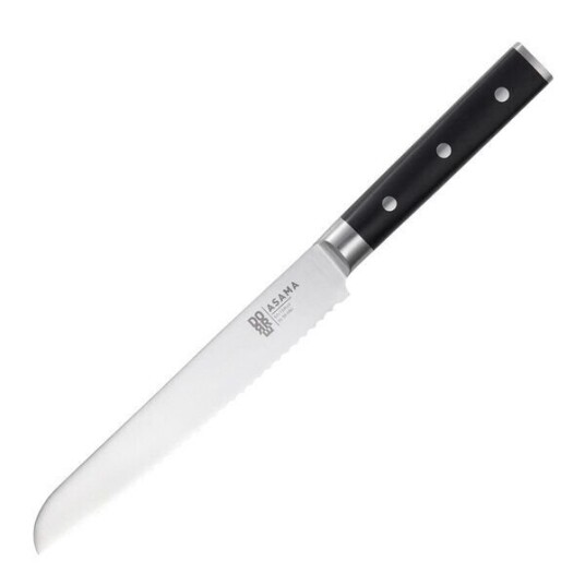 Dorre   Asama brødkniv 20 cm svart/sølv