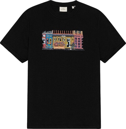 Les Deux T skjorte Market T Shirt Svart