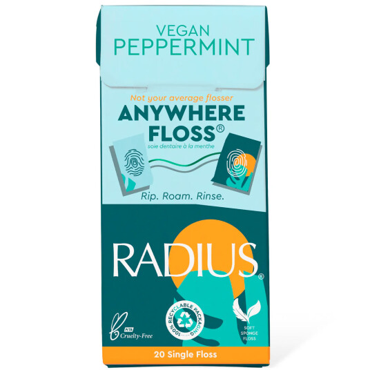 Floss uten PFAS Radius Anywhere Peppermint 20 pcs. Floss uten PFAS Radius Anywhere Peppermint 20 pcs.