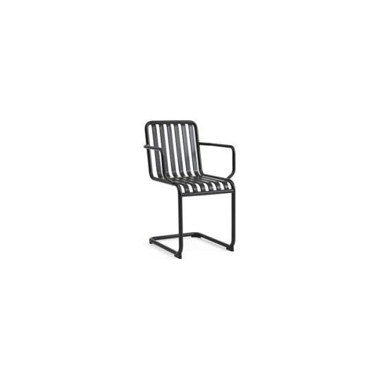 HAY Palissade Cantilever Chair med Armlener Antrasitt