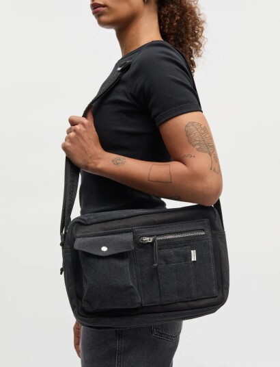 Mads Nørgaard Copo Denim Cappa Bag Black ONE SIZE