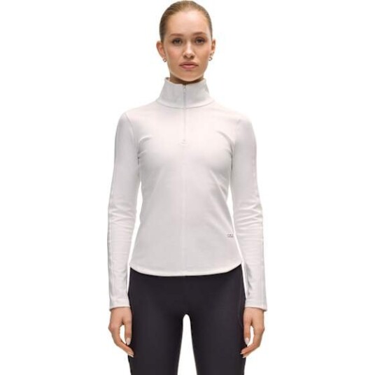Casall Serene Half Zip Long Sleeve White L