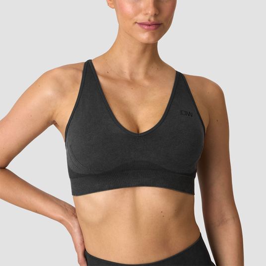 Icaniwill Sculpt Sømløs Sports bh Svart Small