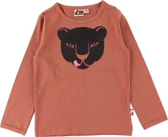 DYR Genser Roar Gamle Rose m. Panter DYR 7 år (122) Genser Rosa