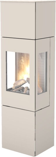 Rais Nexo 160 sand gasspeis med sideglass og ståldør