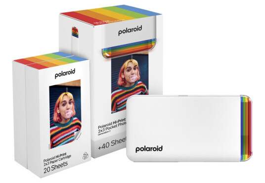 Polaroid Hi-Print Gen. 2 Everything Box m. Mobil Fotoskriver og 40 stk. Fotopapir - Hvit Polaroid Hi-Print Gen. 2 Everything Box m. Mobil Fotoskriver og 40 stk. Fotopapir - Hvit
