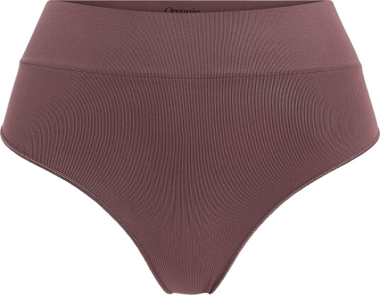 Organic Basics Smooth Thong Burgundy XL